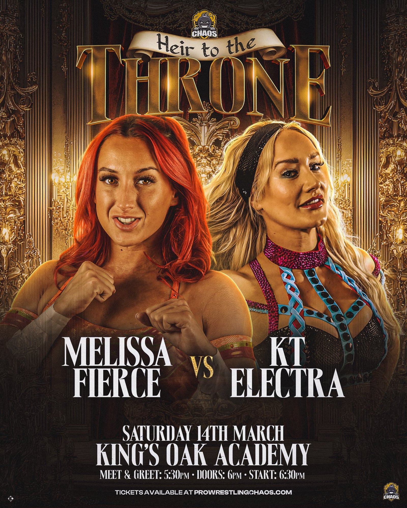 Melissa Fierce vs. KT Electra Added To Pro Wrestling Chaos Next Weekend