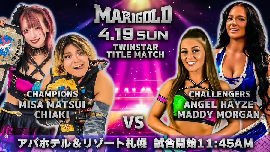 Angel Hayze & Maddy Morgan To Challenge For Marigold Titles