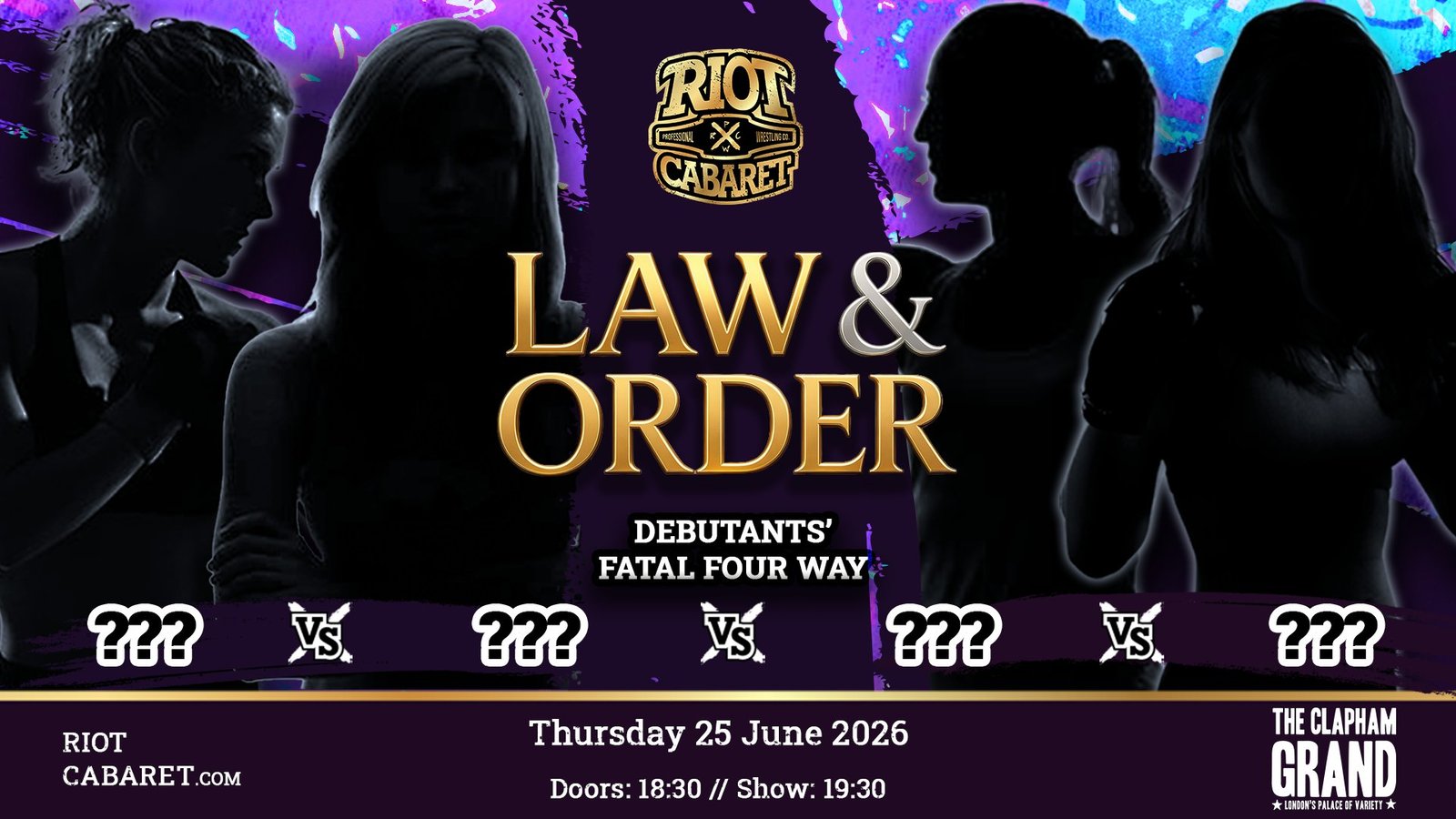 Riot Cabaret Confirm Four Debutants For London Event This Month