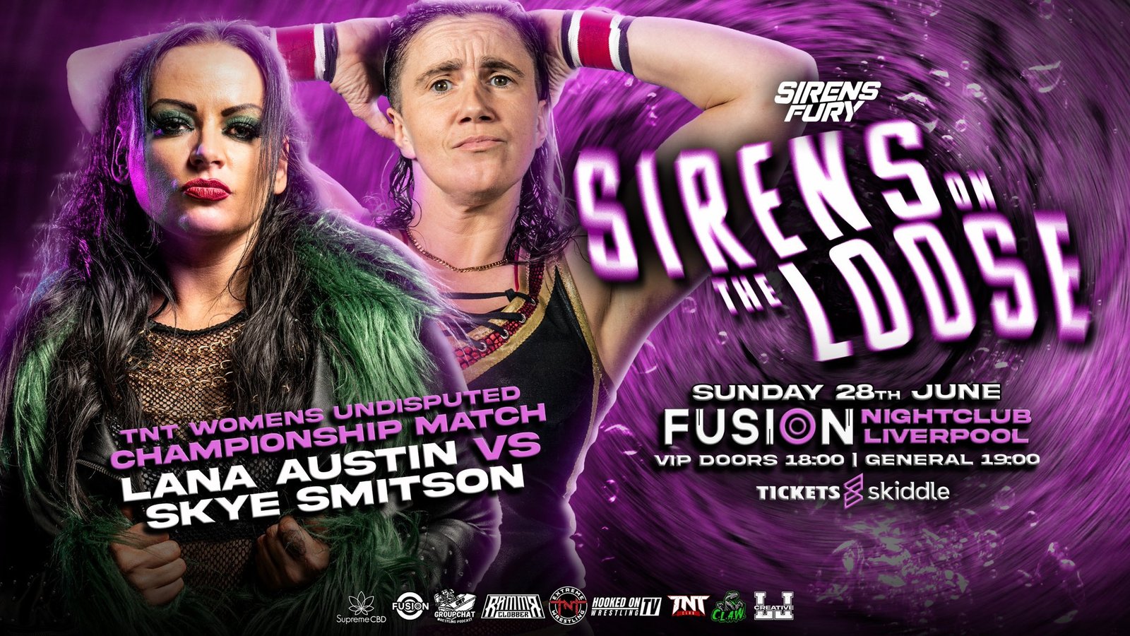 TNT Sirens Fury – Sirens On The Loose 2026: Matches, Location, How To Watch