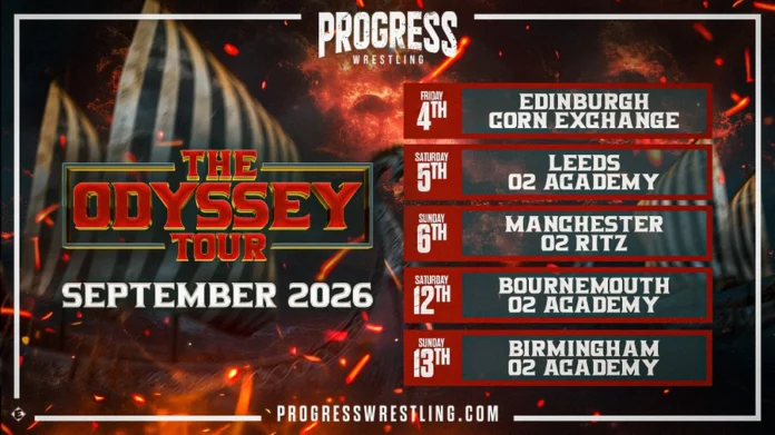 PROGRESS Wrestling Odyssey Tour 2026 PROGRESS Wrestling Odyssey Tour 2026