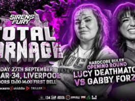 TNT Sirens Fury – Total Carnage 2026: Matches, Location, How To Watch TNT Total Carnage 2026 - Lucy Sky vs. Gabby Forza